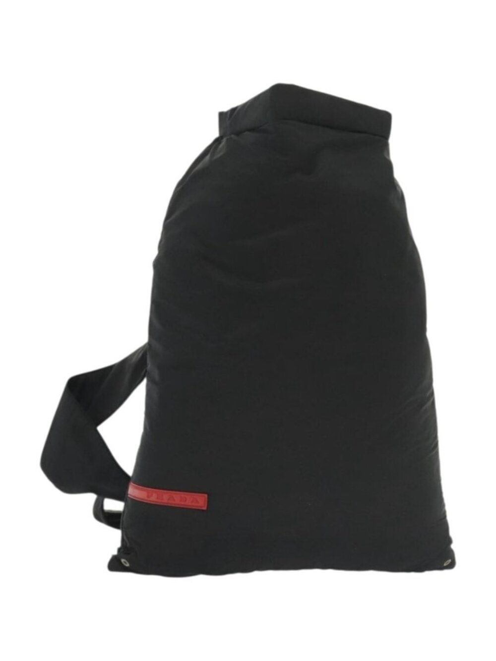 PRADA Sports Backpack Nylon Black Silver